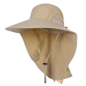 Модная Летняя ковбойская шляпа-ведро Для мужчин и женщин, для рыбалки, пешего туризма, Пляжные шляпы, Сетчатая Дышащая Солнцезащитная кепка с защитой от ультрафиолета с большими широкими полями