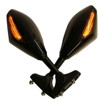 Мотоциклетное светодиодное зеркало заднего вида с подсветкой для YZF R1 R6 FZ1 FZ6 600R R3