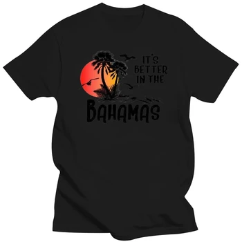 НА Багамах ЛУЧШЕ - Хлопковая футболка унисекс