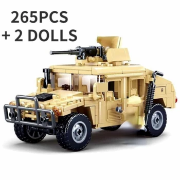 Набор строительных блоков для военного танка - Штурмовая машина серии War H1 - Развивающие игрушки-головоломки для детей - Идеальный подарок для детей