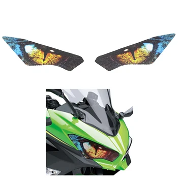 Наклейка для защиты фар мотоцикла, наклейка для глаз, наклейка для тела Kawasaki Ninja 250 Ninja 400 2018-2019 A