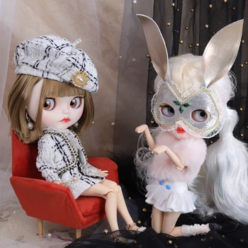 Наряды для ICY DBS Blyth Dolls Девушка-кошка в маске C Леди Элегантный костюм 1/6 BJD Девушка из аниме Ob24