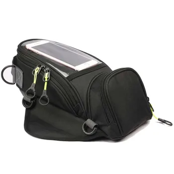 Новая модная сумка для бака мотоцикла Многофункциональная водонепроницаемая сумка для навигации мобильного телефона Сумка для масляного бака мотоцикла с магнитной фиксацией