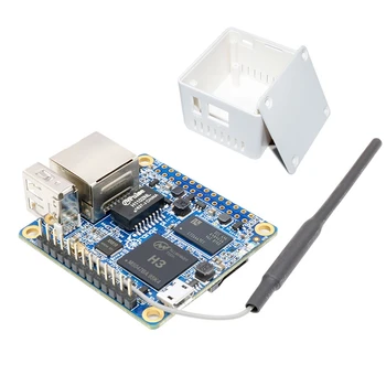 НОВИНКА-Для платы разработки Orange Pi Zero + чехол с чипом 512M DDR3 Allwinner H3, встроенный маленький компьютер для программирования Wi-Fi