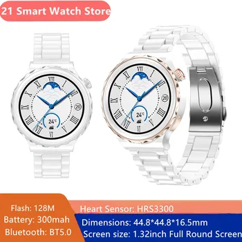 Новые модные женские смарт-часы Bluetooth Call Беспроводная зарядка Пульсометр 360 * 360 IP68 NFC Женские умные часы D3 Pro