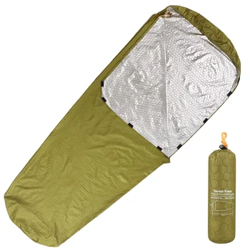 Новый аварийный спальный мешок для кемпинга на открытом воздухе, легкое водонепроницаемое тепловое одеяло, снаряжение для выживания в экстремальных походах.