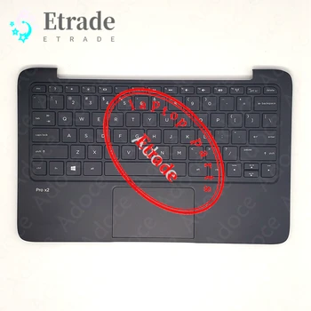Новый Оригинал для ноутбука HP Pro X2 серии 410 G1 Подставка для рук с клавиатурой США Верхняя крышка Верхний регистр 759346-001