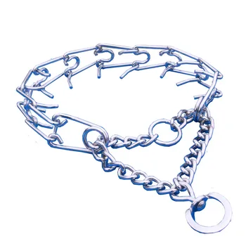 Ожерелье для собак, Дрессировочная цепочка для собак, товары для домашних животных, металлический съемный шейный ремень