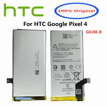 Оригинальная Сменная Батарея G020IB 2800 мАч Для HTC Google Pixel4 Pixel 4 G020I-B Smart Mobile Phone Оригинальные Аккумуляторные Батареи