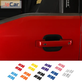 Отделка чаши наружной дверной ручки автомобиля ABS, Устойчивые к царапинам Защитные наклейки для Ford F150 2021 up Аксессуары