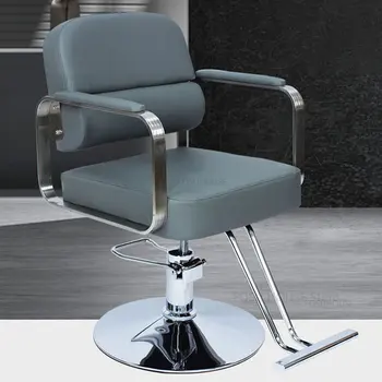Парикмахерское кресло Nordic Fashion, парикмахерский табурет, современная мебель для салона красоты, кресло для парикмахерской, Специальное Подъемное вращающееся кресло