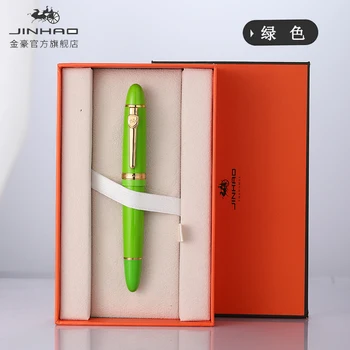 Перьевая ручка JINHAO159 высокого качества с перьевым пером среднего размера 18 Кг Белый Черный Оранжевый Синий Желтый Многоцветный на выбор Новая