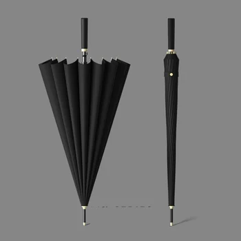 Пляжный зонт с длинными ручками Corporation, Автоматический Большой зонт, защищающий от ветра и воды, зонт Chuva Grande Для мужчин