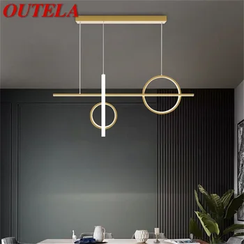 Подвесные светильники OUTELA Современная скандинавская простая светодиодная лампа Креативный светильник для украшения дома