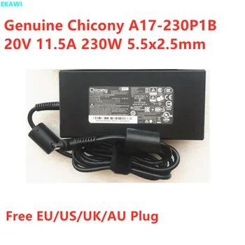 Подлинный Chicony A17-230P1B 230 Вт 20 В 11.5A 5,5x2,5 мм A230A038P Адаптер Переменного Тока Для Ноутбука MSI 230 Вт Зарядное Устройство