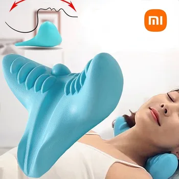 Подушка для массажа шеи Xiaomi для взрослых, частицы гравитационного массажа для расслабления, снятия мышечного напряжения В домашних условиях, Эргономичная массажная подушка