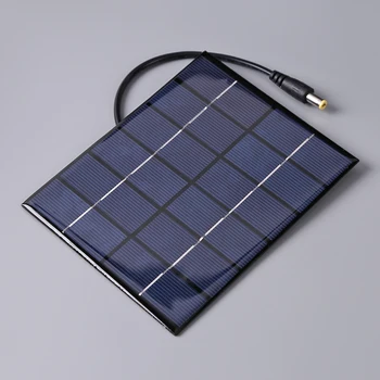 Портативная Мини-солнечная панель 2 Вт 6 В Наружные Солнечные Фонари Зарядное устройство Генератор Солнечные батареи Открытый кемпинг Пешие Прогулки Солнечная энергия