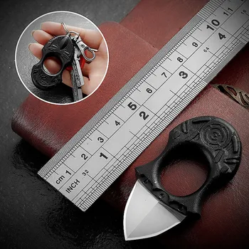 Портативный нож 3C13 из нержавеющей стали, брелок для ключей, карманный нож, мини-нож для самообороны, экспресс-фруктовый нож с открытой коробкой, подходящий для кемпинга
