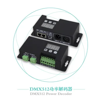 Постоянный ток от 12 В до 48 В 350 мА RJ45 с 4 каналами светодиодного RGBW DMX декодера