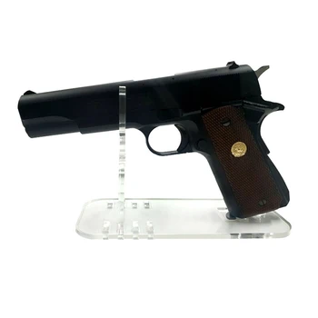 Прозрачная акриловая подставка для пистолета Подставка для дисплея пистолета Держатель органайзера для оружия Стеллаж для хранения игрушечного оружия для детей Детский Универсальный