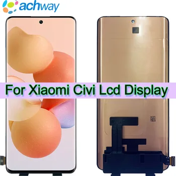 Протестирован Новый для Xiaomi Civi ЖК-дисплей с сенсорным экраном в сборе с рамкой 6,55 