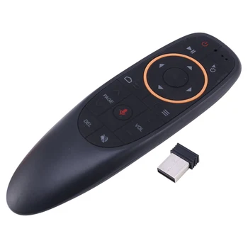 Пульт дистанционного управления G10 Voice Air Mouse, мини-беспроводное управление Android TV с частотой 2,4 ГГц и инфракрасный обучающий микрофон для компьютера ПК Android TV