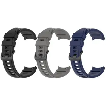 ремешки для часов с Ремешком 20 мм Для Samsung Galaxy Watch 3 4 5 Pro, Силиконовый Мягкий Сменный Браслет, Активные Ремешки Для Смарт-Часов