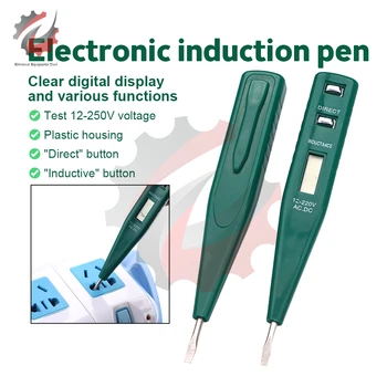 Ручка-тестер AC/DC220V С цифровым дисплеем Электрический карандаш Многофункциональная ручка для проверки напряжения Индуктивная Измерительная ручка Отвертка Инструменты