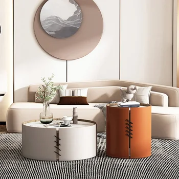 Скандинавский Яркий журнальный столик Pandora Rock Board Комбинированный Набор из двух современных легких роскошных гостиничных предметов домашней мебели для гостиной