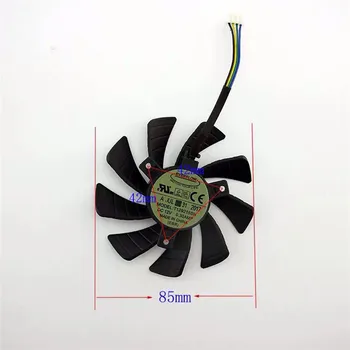 Сменный Вентилятор Охлаждения Видеокарты T129215SU 4Pin Cooler Fan для GeForce GTX 1060 Mini 3GB ITX Ремкомплект