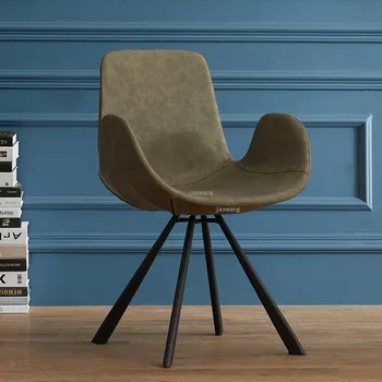 Современные обеденные стулья для ресторана, кухонная мебель креативного дизайна, мебель для кухни в скандинавском стиле, легкий роскошный обеденный стул CN