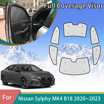 Солнцезащитный козырек для автомобиля Nissan Sylphy Sentra B18 2020 2021 2022 2023 Защита от ультрафиолета Автоаксессуары Солнцезащитные Козырьки на окнах