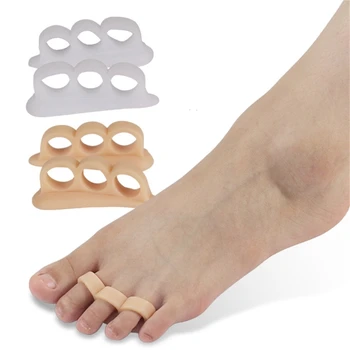 Средства защиты пальцев ног, мягкие прокладки для пальцев ног, разделители пальцев ног для растяжения пальцев ног
