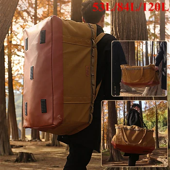 Сумка для хранения кемпинга на открытом воздухе объемом 120 л, сверхбольшая емкость, навес для палатки, кухонная посуда, сумка для пикника, водонепроницаемая сумка, сумка-органайзер на плечо