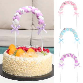 Украшение торта Облако Воздушный шар Торт Флаг Топпер для торта Флаги для свадебного торта на День рождения Принадлежности для украшения выпечки на день рождения