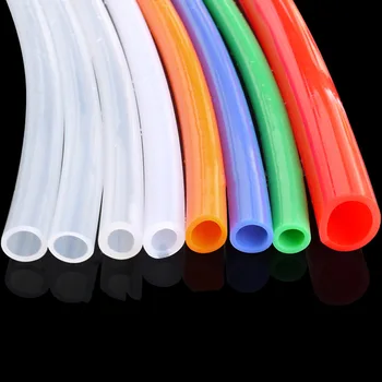 Цветная силиконовая трубка 1/3 / 5 метра, устойчивая к высоким и низким температурам, Безвкусная, нетоксичная, прозрачный шланг