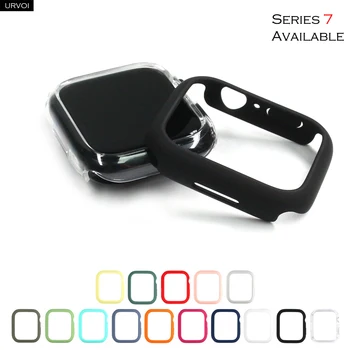 Чехол URVOI Candy PC для apple watch series 8 7 6 SE 5 4 321 красочный защитный чехол для iWatch Ultra-thin frame slim fit match