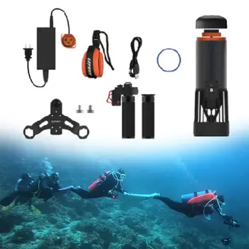 Электрический подводный скутер весом 7 кг, Водонепроницаемое снаряжение для подводного плавания, водных видов спорта, Морских приключений, Для женщин и мужчин, Усилитель для плавания