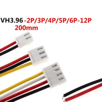 электронный провод 5шт VH3.96 2p/3/4/5/6/7/ Соединительный жгут проводов длиной 8P-12P длиной 20 см с одним концом