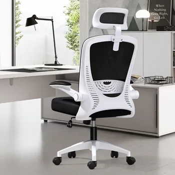Эргономика Компьютерное кресло для персонала, вращающееся офисное кресло с дышащей сеткой, на колесиках, офисное кресло с подъемником спинки для мебели, офисное кресло