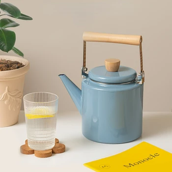 Японский термостойкий эмалированный чайник, Бытовая Электрическая керамическая духовка, плита, чайник для кипячения воды, чайники для кипячения воды