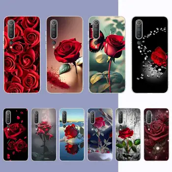 Ярко-красные Розы Чехол для телефона Samsung S21 A10 для Redmi Note 7 9 для Huawei P30Pro Honor 8X 10i Чехол